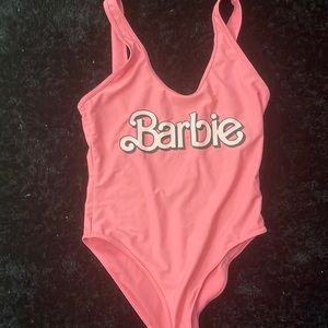 Barbie High Waist Low Back Onepiece Bathing Suit